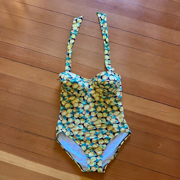 Ann Taylor Other - Ann Taylor one-piece lemon bathing suit swimsuit